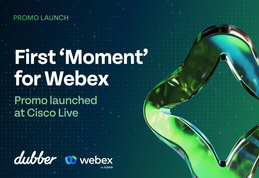 First ‘Moment’ for Webex and Promo Launched at Cisco Live