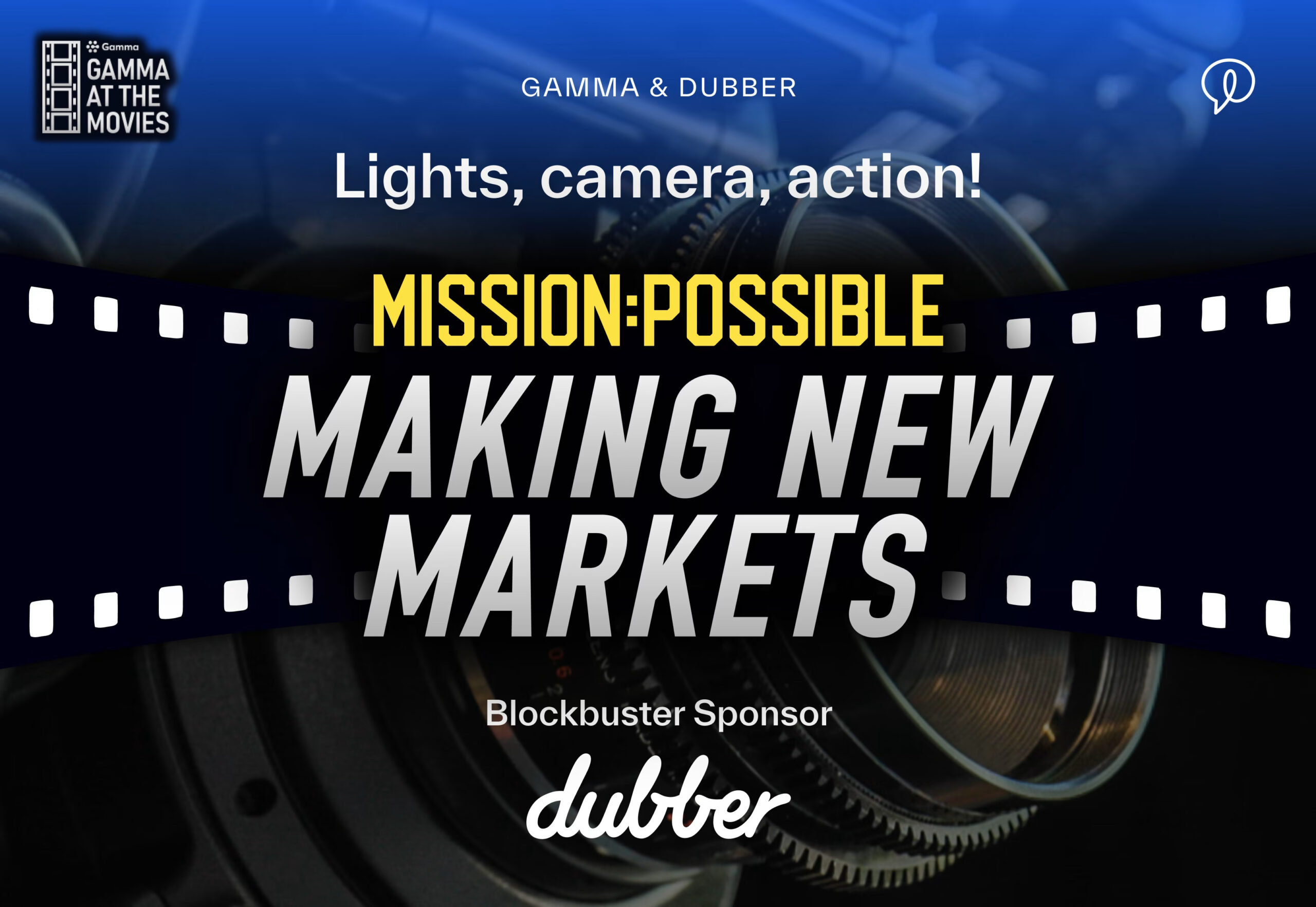 Dubber are a Blockbuster Sponsor at the Gamma Roadshow 2022!