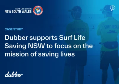 Dubber supports Surf Life Saving NSW to focus on the mission of saving lives