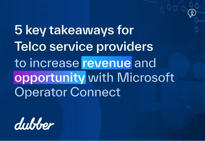 5 key takeaways for telecommunications service providers to increase revenue and opportunity with Microsoft Operator Connect